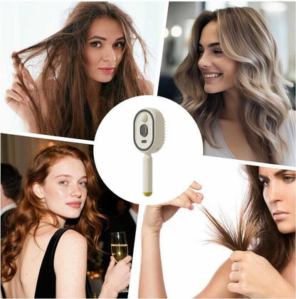 Steam Brush| Rechargeable Detangling Tool with Oil